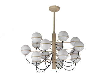 GIRO - LED glass chandelier by Metal Lux - view 3